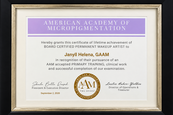 American Academy of Micropigmentation (AAM) Certified